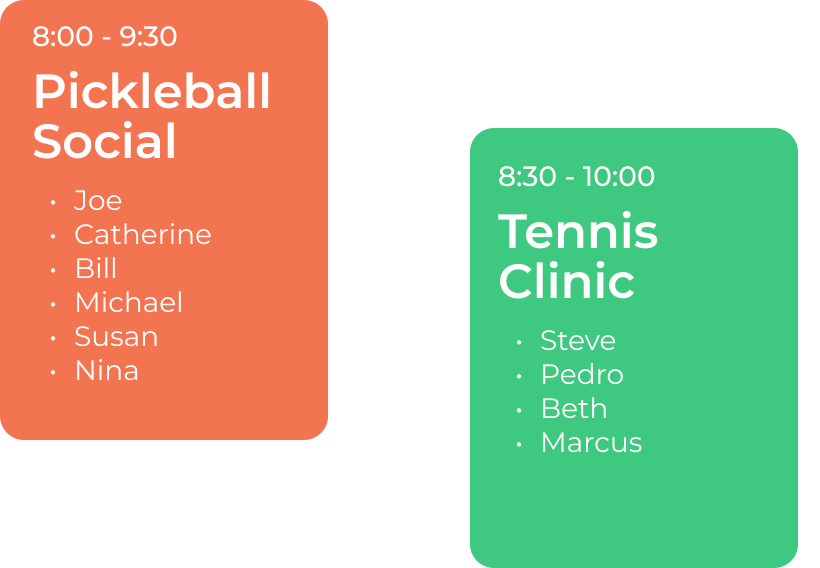 Simple Court Reservations Salix Reservations